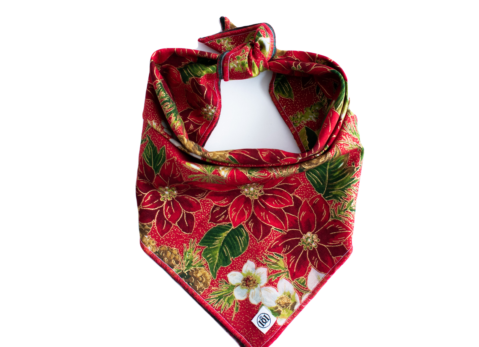 Poinsettia Bandana